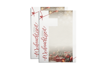 Foto vom Weihnachtsbriefpapier Görlitz Modehaus Schwind's Erben 2025
