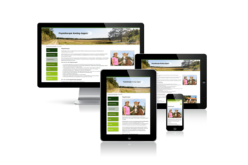 Responsive Design Webseite Physiotherapie Kording - Gagern Hamburg