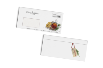 Weihnachts-Briefumschlag Görlitz Modehaus Schwind's Erben 2019