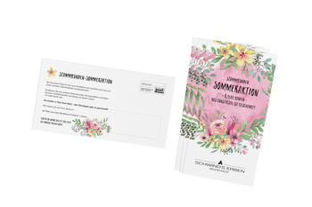 Foto von der Werbepostkarte Stammkunden-Einladung Sommeraktion Modehaus Schwind's Erben Görlitz 2017