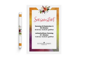 Foto vom Plakat Saisonstart Herbst/Winter im Modehaus Schwind's Erben Görlitz 2018