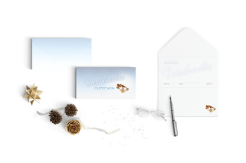 Foto vom Geschenkgutschein zu Weihnachten
