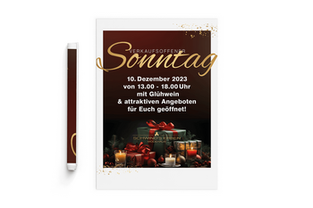 Foto vom Plakat Weihnachten im Modehaus Schwind's Erben Görlitz 2023
