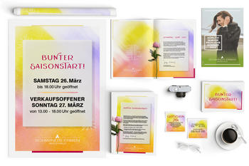 Foto vom Corporate Design - Plakat, Anschreiben, Gutschein, Prospekt & Geschäftsaushang - Saisonstart F/S 2022 Modehaus Schwind's Erben Görlitz