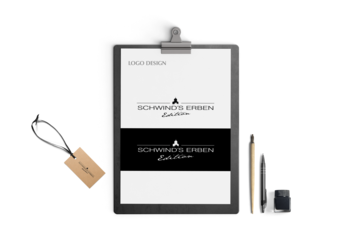 Logoerstellung Görlitz Modehaus Schwind's Erben, Variante Label Edition