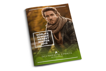 Foto vom Mode Magazin "GÖRLITZ IN MODE" vom Modehaus Schwind's Erben in Görlitz Herbst/Winter 2019
