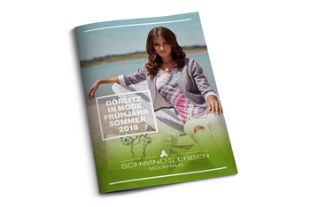 Foto vom Mode Magazin "GÖRLITZ IN MODE" vom Modehaus Schwind's Erben in Görlitz Frühjahr/Sommer 2018
