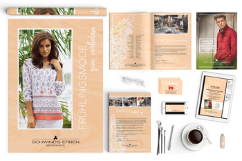 Foto vom Werbekonzept - Plakat, Anschreiben, Gutschein, Magazin, Social Media & Geschäftsaushang - Saisonstart F/S 2017 Modehaus Schwind's Erben Görlitz