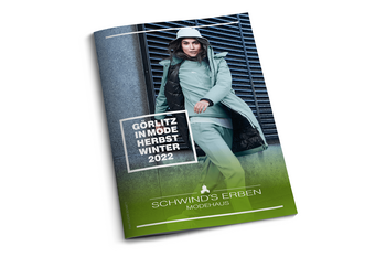 Foto vom Mode Magazin "GÖRLITZ IN MODE" vom Modehaus Schwind's Erben in Görlitz Herbst/Winter 2022