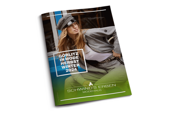 Foto vom Mode Magazin "GÖRLITZ IN MODE" vom Modehaus Schwind's Erben in Görlitz Herbst/Winter 2024
