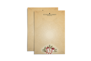 Foto vom Weihnachtsbriefpapier Görlitz Modehaus Schwind's Erben 2015