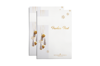 Foto vom Weihnachtsbriefpapier Görlitz Modehaus Schwind's Erben 2024
