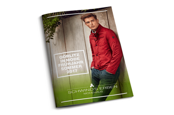 Foto vom Mode Magazin "GÖRLITZ IN MODE" vom Modehaus Schwind's Erben in Görlitz Frühjahr/Sommer 2017