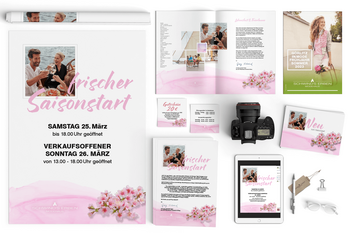 Foto vom Werbekonzept - Plakat, Anschreiben, Gutschein, Prospekt und Social Media - Saisonstart F/S 2023 Modehaus Schwind's Erben Görlitz