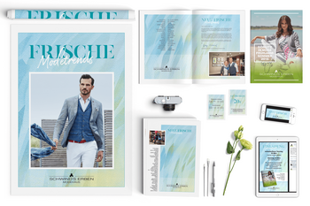 Foto vom Werbekonzept - Plakat, Anschreiben, Gutschein, Magazin & Social Media - Saisonstart F/S 2018 Modehaus Schwind's Erben Görlitz