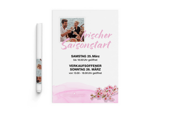 Foto vom Plakat Saisonstart Frühjahr/Sommer im Modehaus Schwind's Erben Görlitz 2023